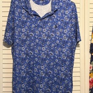 Polo Ralph Lauren Blue Floral Men's Shirt